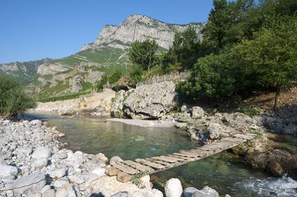 Creek in Commune Kelmend, Albania