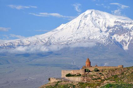 Armenien -  Sacred Khor Virap Monastery